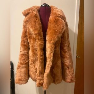 Avec Les Filles Faux Fur Coat